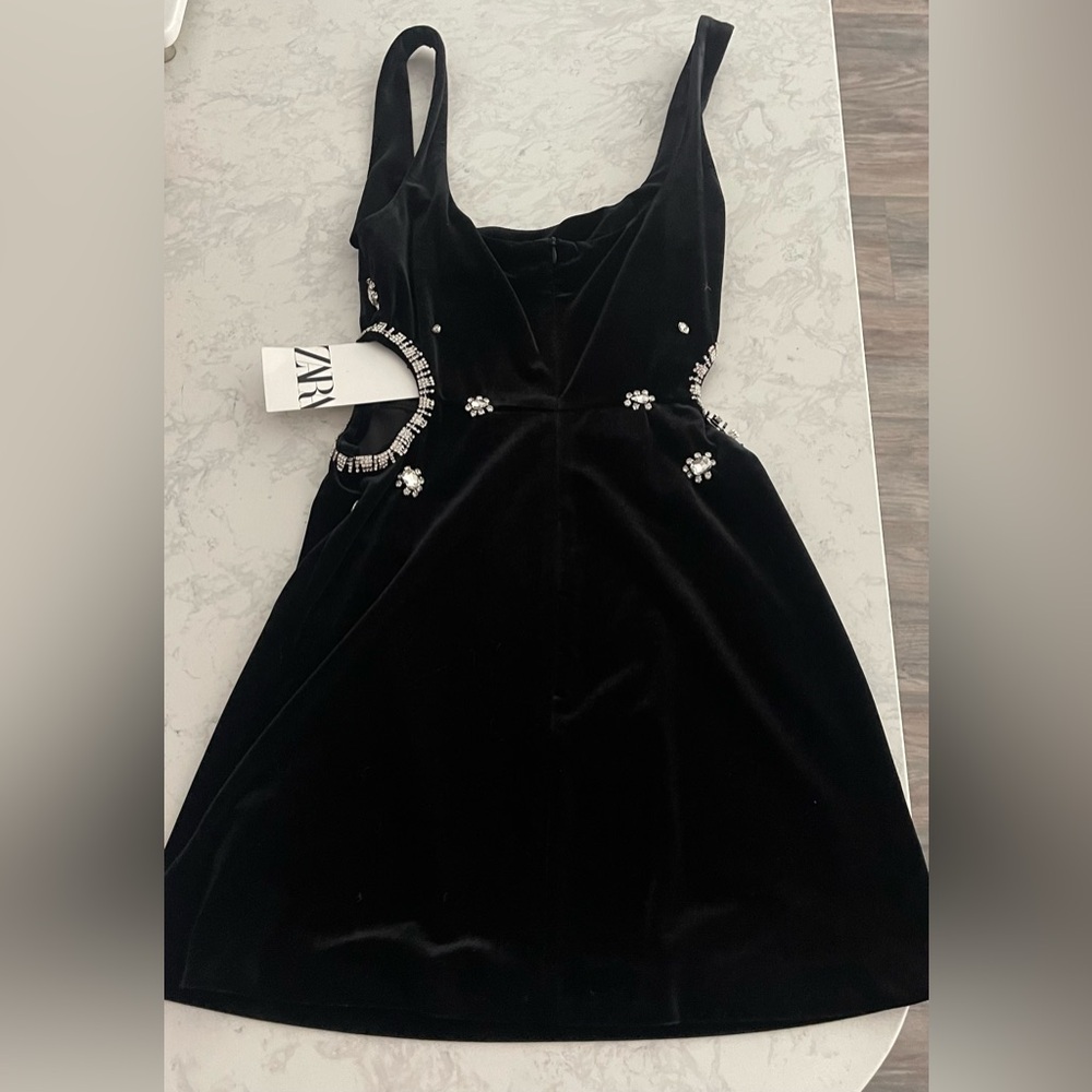 Zara Velvet Mini Dress